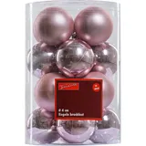 Trendline Christbaumkugeln 16 Kugeln Ø 3,5 cm Rot Weihnachtskugeln
