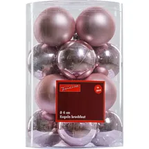 Trendline Christbaumkugeln 16 Kugeln Ø 3,5 cm Rot Weihnachtskugeln