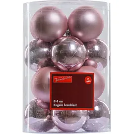 Trendline Christbaumkugeln 16 Kugeln Ø 3,5 cm Rot Weihnachtskugeln