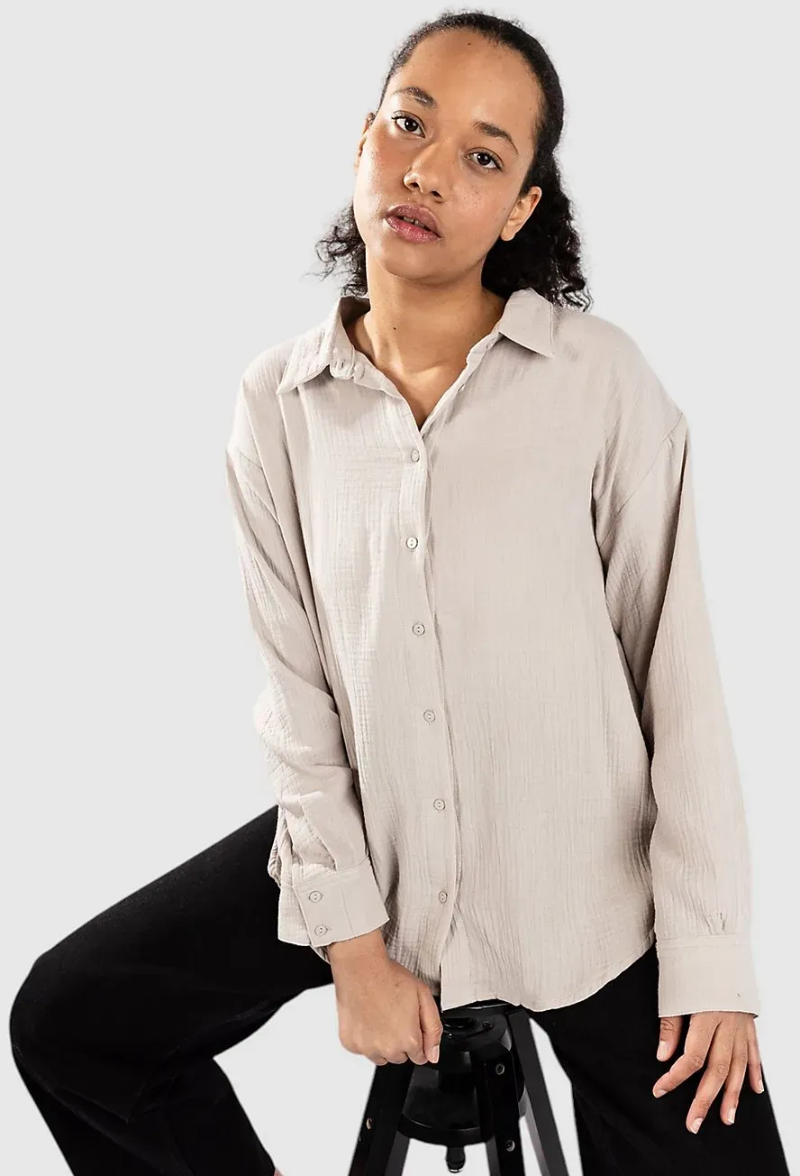 Blue Tomato Linen Hemd sand Gr. M