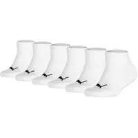 Puma Sneakersocken 6er Pack Weiß 23-26
