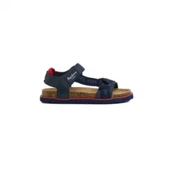 Pepe Jeans für Frauen/Mädchen. PBS90057 Sandalen Berlin Montag navy (34), Wohnung, Klettverschluss, Lässig, Marine, Kinderbekleidung