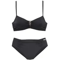 LASCANA Bügel-Bikini Damen schwarz Gr.38 Cup D