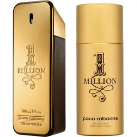 Paco Rabanne 1 Million Eau de Toilette 100 ml + Deo Spray 150 ml Geschenkset