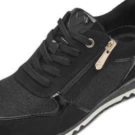 Marco Tozzi Sneaker in BLACK Comb), - Gr.: 38 EU