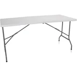 HJH Office Easy Up Multi II Klapptisch 152 x 71 x 75 cm Weiß/Mehrfarbig
