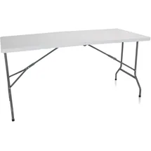 HJH Office Easy Up Multi II Klapptisch 152 x 71 x 75 cm Weiß/Mehrfarbig