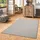 Snapstyle Snapstyle, Feinschlingen Velour Teppich, Strong Taupe 133x133cm