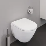 Duravit D-Neo Wand-WC mit WC-Sitz, Ausführung kurz, 2588092000+0021690000, Compact