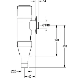 kwc aquarotter gmbh Aquarex WC-Spüler Silber 2000100076