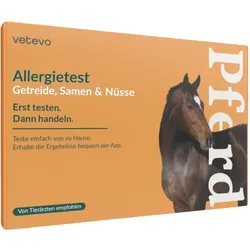 Allergietest - Getreide, Samen & Nüsse Pferd 1 St