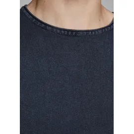 JACK & JONES Rundhalspullover Blau L