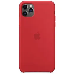 iPhone 11 Pro Max Silicone Case rot