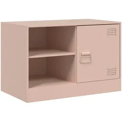 vidaXL TV-Schrank Rosa 67x39x44 cm Stahl