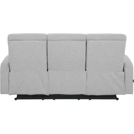 Home Affaire 3-Sitzer »TOURNAY manuelle Relaxfunktion, Liegefunktion (105°-135°), Webstoff«, Reclinerfunktion in 2 Sitzen (links u. rechts), grau