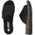 Rieker Pantolette RIEKER, Damen, Gr. 42, schwarz, Lederimitat, unifarben, Schuhe Pantolette, Sommerschuh, Klettschuh, Hausschuh, Plateau, mit Klettverschluss, Topseller
