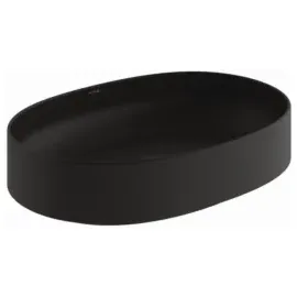 Kludi RESA O Waschtisch 60 x 40 H14 cm, Oval, Mattschwarz