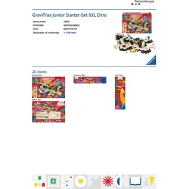 Ravensburger GraviTrax Junior Starter-Set XXL Dino 24845