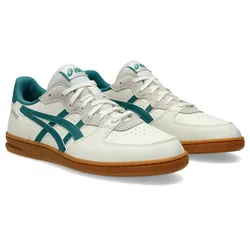 Sneaker ASICS SPORTSTYLE "SKYHAND OG", Gr. 44,5, cream, rainy lake, Synthetik, Leder, sportlich, Schuhe