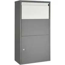Tectake tectake® Paketbox Fortress mit Sicherheitsklappe 44 x 22 x 82 cm