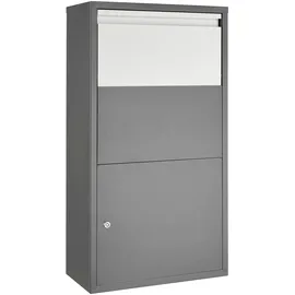 Tectake tectake® Paketbox Fortress mit Sicherheitsklappe 44 x 22 x 82 cm