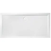 Hoesch Mineralguss-Duschwanne Muna 140x90x3cm, we. ma, Solique, Antirutsch