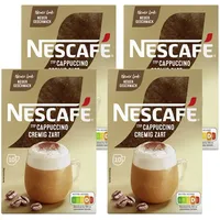 Nescafe Typ Cappuccino Cremig zart Löslicher Kaffee 10x14g 4er Pack