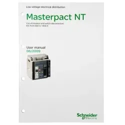 Schneider Electric 47107 Englisches Benutzerhandbuch für Masterpact NT