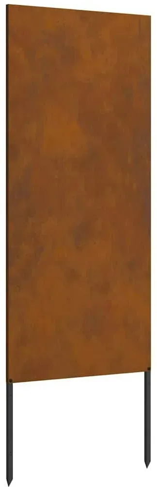 vidaXL Garten dekoratives Panel Sonstiges Rostig 50 x 140 cm