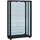 VCM Standvitrine Lumo Mini Spiegel 59 x 18 x 91 cm Schwarz