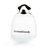 InnovaGoods - Aufblasbare Kettlebell 10L für das Fitnesstraining, mit Übungsanleitung und Pumpe, Durchsichtig, Ø25 x 32 cm, Polyvinylchlorid