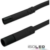 ISOLED Mini-Plug Verlängerung male-female, 3m, 2x0.75, IP54, schwarz, max.
