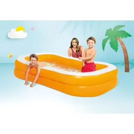 Intex Mandarin Swim Center Family Planschbecken 229 x 147 x 46 cm