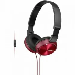 Sony MDR-ZX310AP Kopfhörer Verkabelt Kopfband Anrufe/Musik Rot