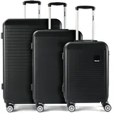 BENCH Voyage Koffer-Set 3-tlg. schwarz