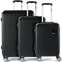 BENCH Voyage Koffer-Set 3-tlg. schwarz