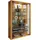 VCM Glasvitrine hängend Vitrine Glas mit ESG-Sicherheitsglas Maße: H. 91 x B. 59 x T. 18 cm Hängevitrine Glas Modern und platzsparend Glas Vitrinenschrank - Vitrosa Mini