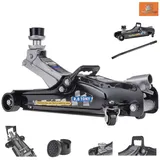 TRIZERATOP Rangierwagenheber Rangierwagenheber hydraulisch 2,5t., 80 bis 360 mm, stahl Wagenheber schwarz