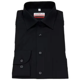 Marvelis Langarmhemd Schwarz 46