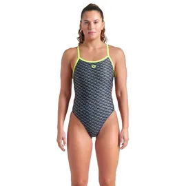 Arena Monogram Challenge Back Damen Schwimmanzug, grün / 36