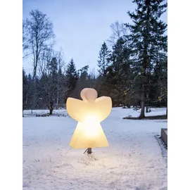 star trading deutschland gmbh Deko-Engel 'Angel', weiß, 40x55 cm, für E27