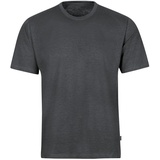 Trigema Herren Trigema Herren T-Shirt DELUXE Baumwolle«, (1 tlg.), Grau (Grau-melange 110), M EU