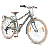 Bikestar Alu Kinderfahrrad 24 Zoll RH 31 cm Grün