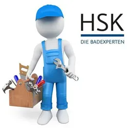 Montage Eck-Dusche