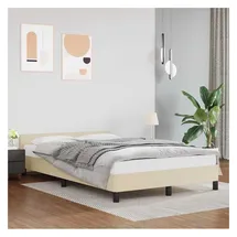 vidaXL Bettgestell 120 x 200 cm Weiß