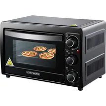 Steinborg Mini Backofen 15 Liter Schwarz