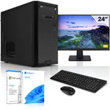 Megaport Komplett Home Office PC Smart Intel Core i7 12700 • 24" Monitor • Windows 11 • Intel UHD 770 • 32GB DDR4 • 1TB M.2 SSD • WLAN • Tastatur Maus Set • Multimedia PC