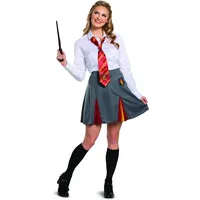 Disguise Harry Potter Gryffindor Rock, offizielles Zaubererwelt-Kostüm-Zubehör, Kinder, Grau & Gold, Teen Juniors (7-9)
