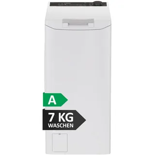 Haier Toplader Waschmaschine I Waschmaschine 40 cm breit mit 7kg Trommel, A-Effizienz, 1.400 U/Min. & Inverter-Motor I THASNQ476TM5-84 Waschmaschine schmal inkl. Wi-Fi, Dampffunktion & Mengenautomatik