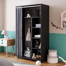 Vicco Doros Dielenschrank 100 x 50 x 168 cm grau